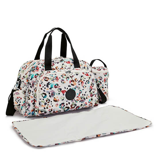 Kipling Camama Printed Diaper Bags Softly Spots | CA 1252ZU